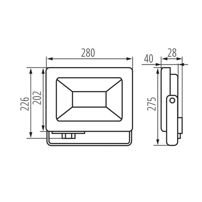 LED floodlight ANTEM LED
