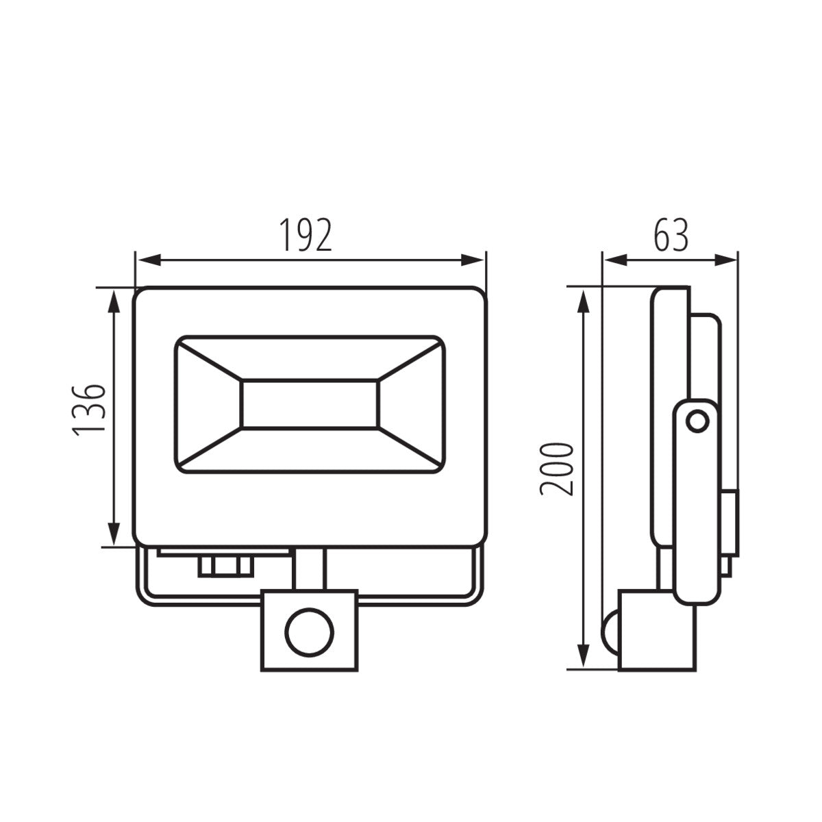 LED floodlight ANTEM LED