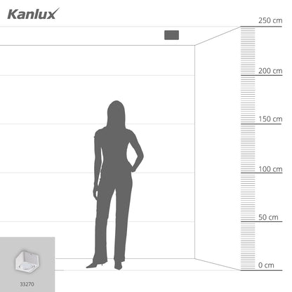 Ceiling-mounted spotlight fitting TUBEO ES