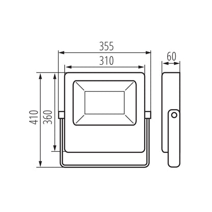 LED floodlight FL AGOR LED