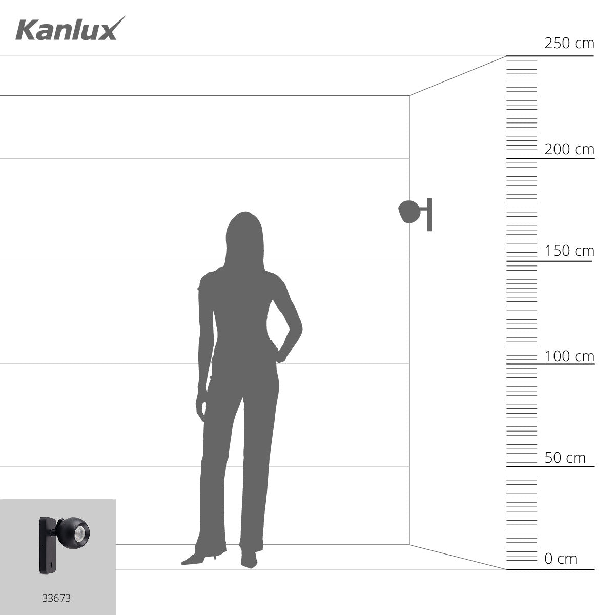 Wall-mounted light fitting GALOBA W