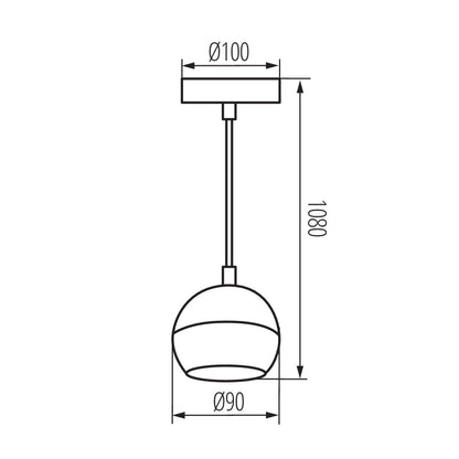 Pendant lamp GALOBA C