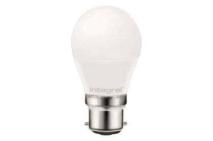 GOLF BALL BULB B22 806LM 7.3W 2700K NON-DIMM 220 BEAM FROSTED INTEGRAL - ILGOLFB22NC041