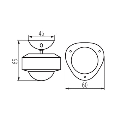 PIR motion sensor KANLUX SMART