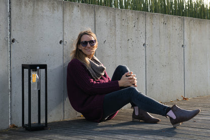 Garden light fitting with replaceable light source VIMO