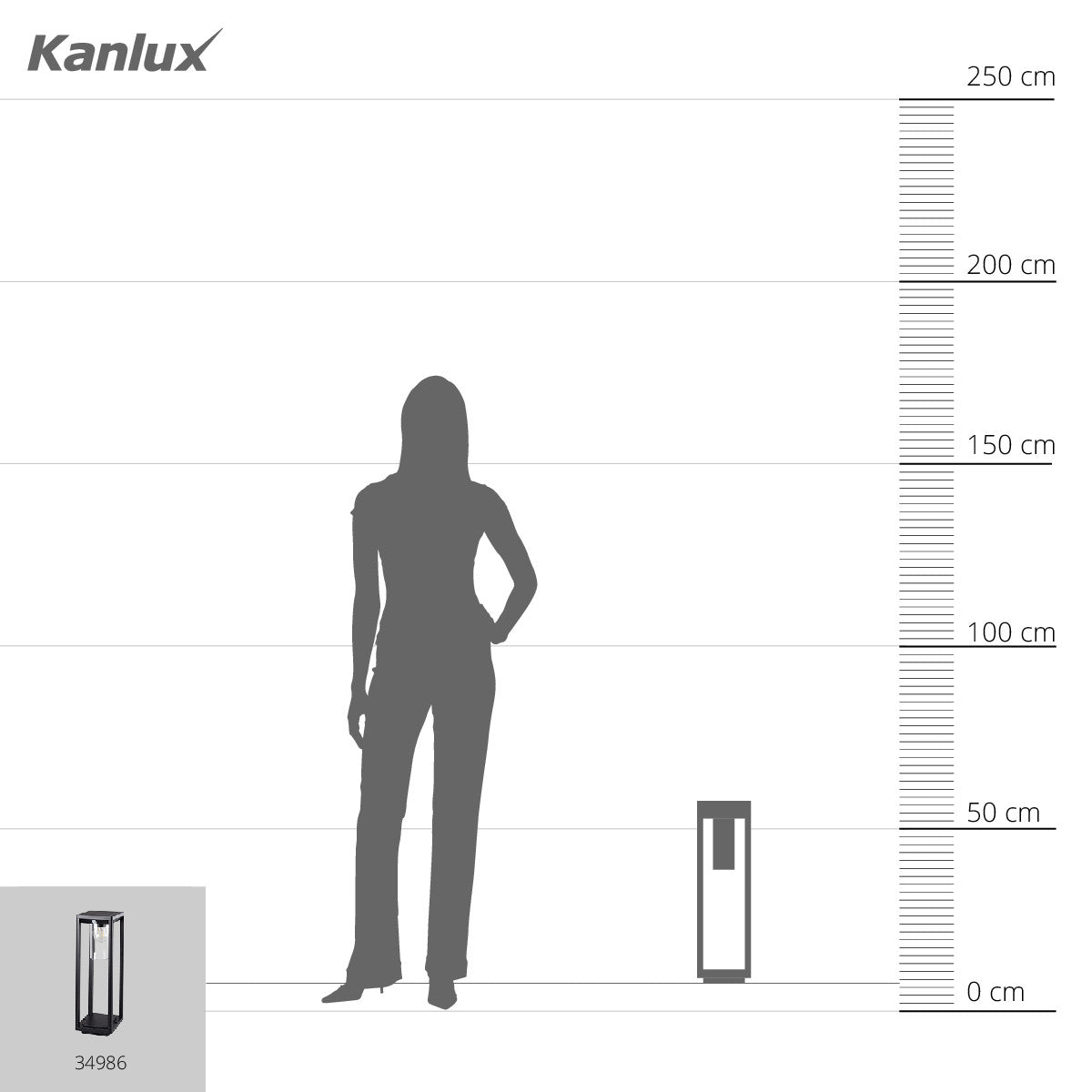 Garden light fitting with replaceable light source VIMO