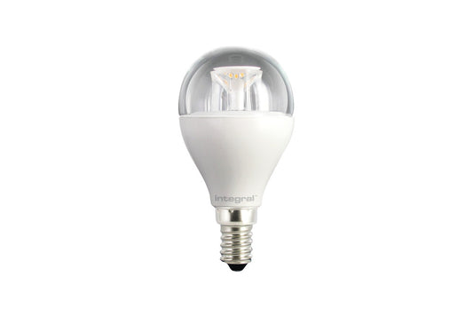 GOLF BALL BULB E14 470LM 4.9W 2700K NON-DIMM 220 BEAM CLEAR INTEGRAL - ILGOLFE14NC012