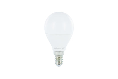 GOLF BALL BULB E14 806LM 7.3W 2700K NON-DIMM 220 BEAM FROSTED INTEGRAL - ILGOLFE14NC040