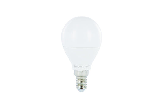 GOLF BALL BULB E14 806LM 7.3W 2700K NON-DIMM 220 BEAM FROSTED INTEGRAL - ILGOLFE14NC040