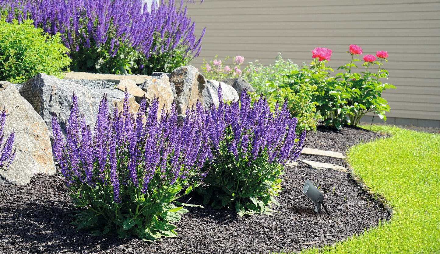 Garden light fitting with replaceable light source GRIBLO 7 GR