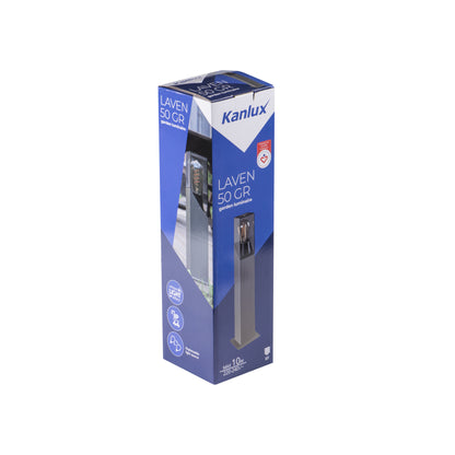 Garden light fitting with replaceable light source LAVEN