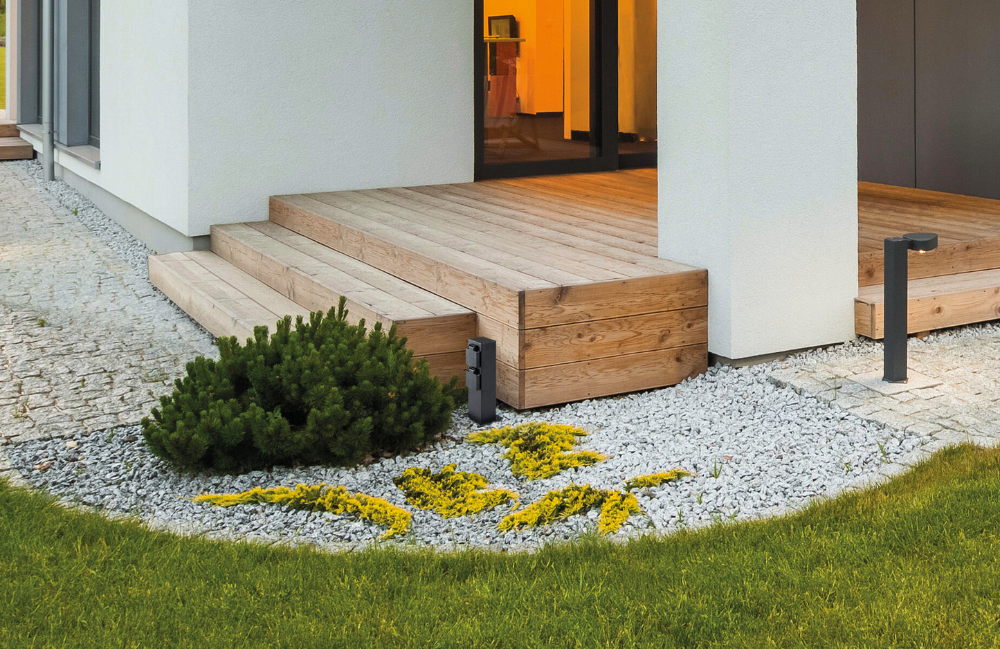 Garden post with 230V sockets NASTO