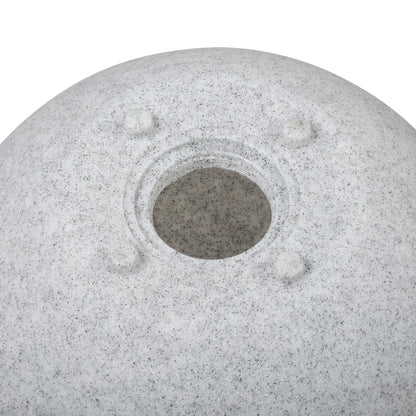 Garden light fitting with replaceable light source STONO N