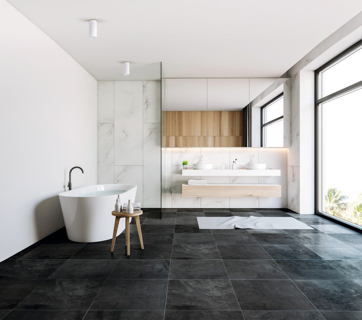 Ceiling-mounted spotlight fitting AQILO IP65