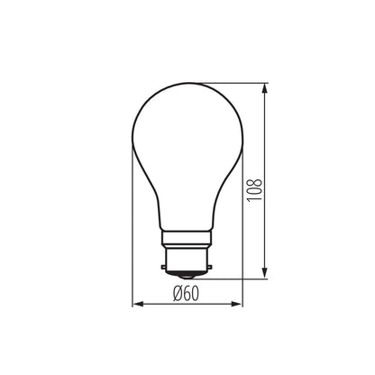 LED light source XLEDIM A60 B22