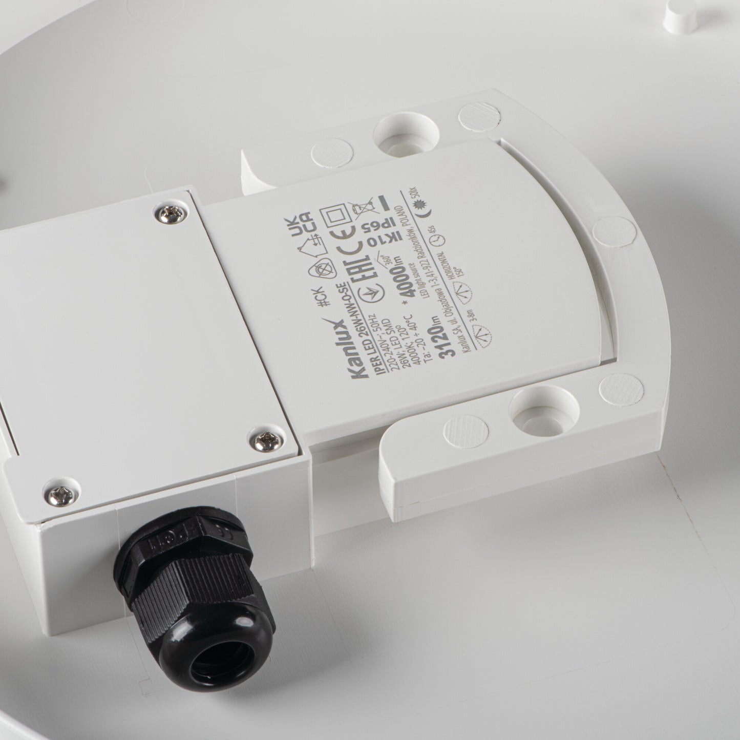 Ceiling-mounted LED light fitting IPER LED