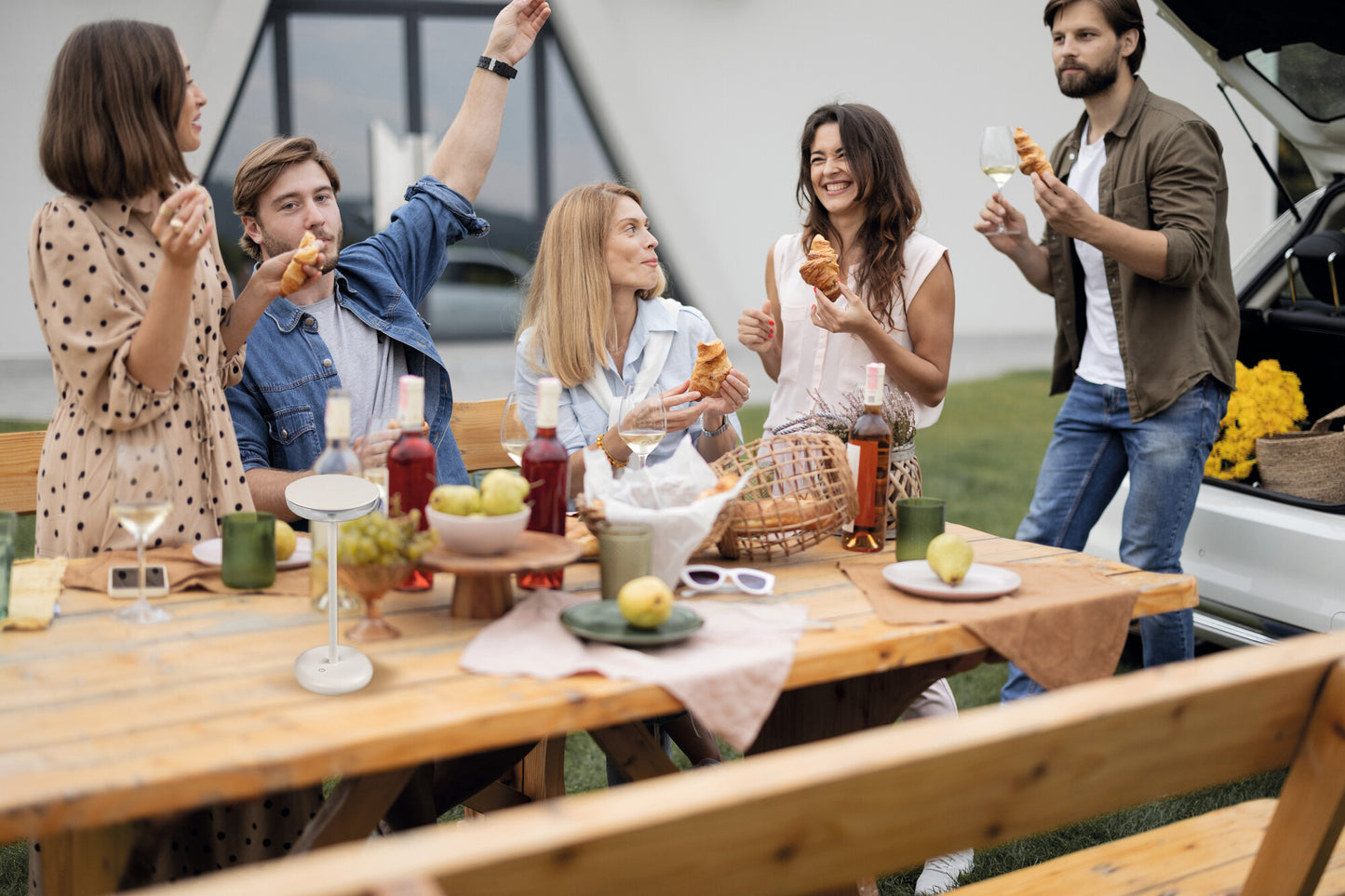 LED table lamp FLUXY LED IP44