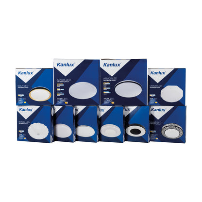 Ceiling-mounted LED light fitting CARVO LED