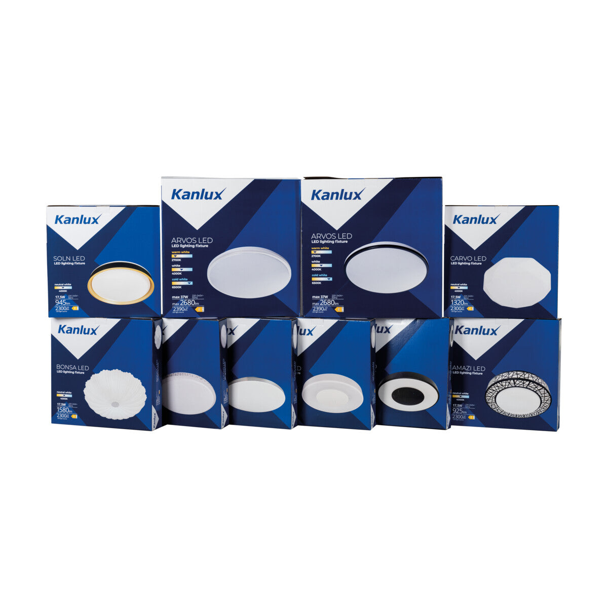 Ceiling-mounted LED light fitting SOLN LED