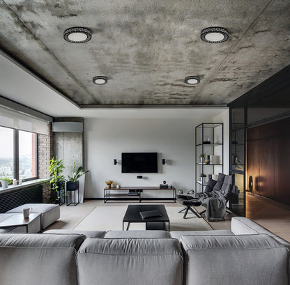 Ceiling-mounted LED light fitting AMAZI LED