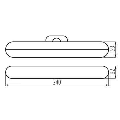 LED wall mounted fitting CALIZA LED