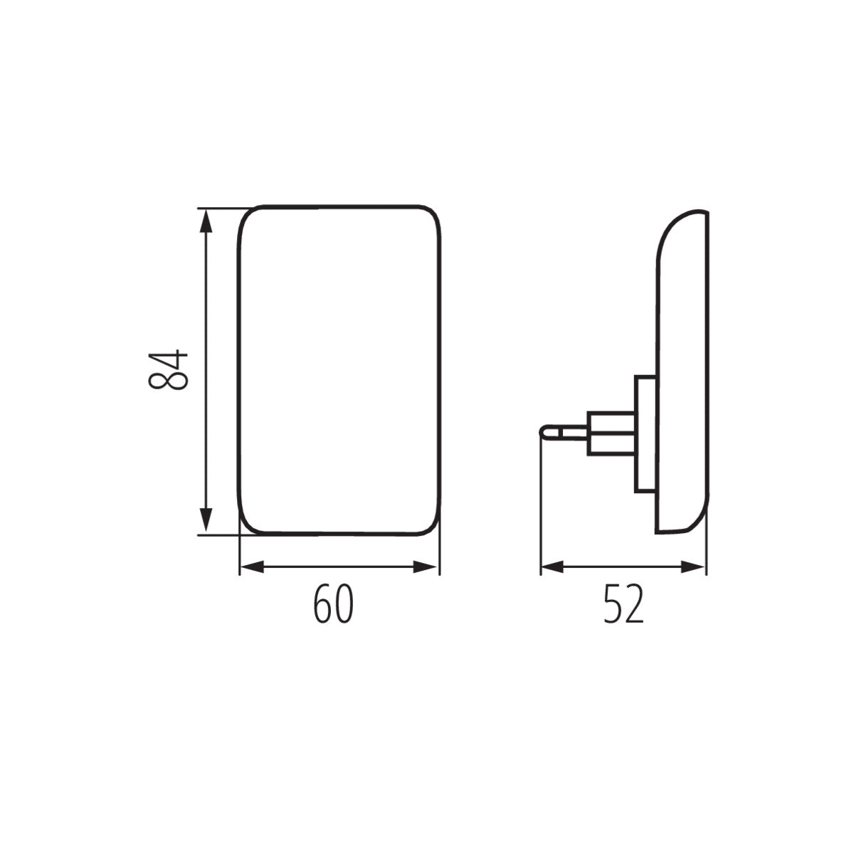LED plug-in lamp ORISA LED