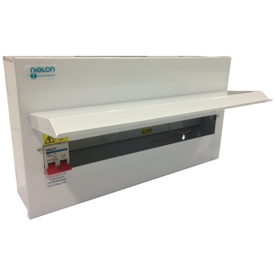 Consumer Unit, 21 Module 19 Way c/w DP Isolator, IP20