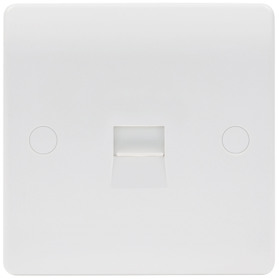 Median - Socket, Flush Slave Telephone