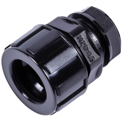 Connector, Male 3 Part Fixed Straight