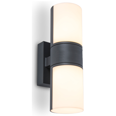 Wall Light, Cyra LED Wall 3000K IP54, c/w Opal Polycarbonate Diffuser