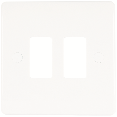 Matrix 20 - Frontplate, 2 Gang Grid Median