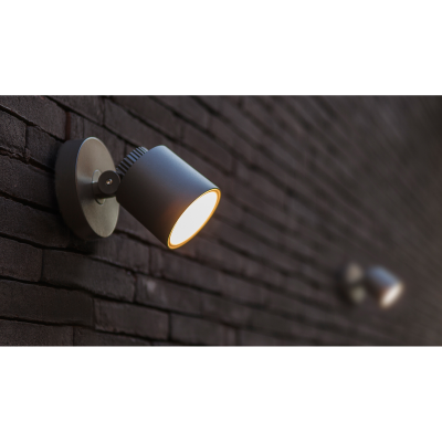 Wall Light, Explorer LED Wall 3000K IP54, c/w Clear Polycarbonate Diffuser