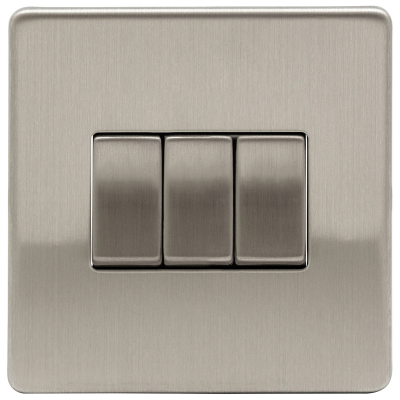 Ultima - Switch, 3 Gang (3G) 2 Way