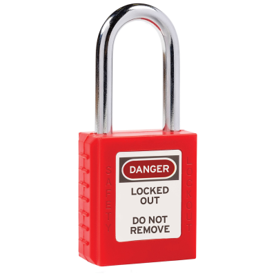 Padlock, Safety c/w Steel Shackle