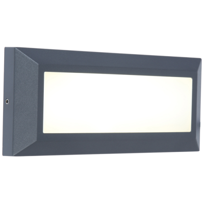 Wall Light, Helena LED Wall 4000K IP54, c/w Opal Polycarbonate Diffuser