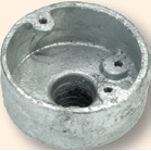 Circular Box, Back Outlet