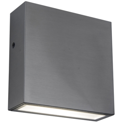 Wall Light, Gemini XF LED 4000K 800lm IP54, c/w Clear Glass Diffuser