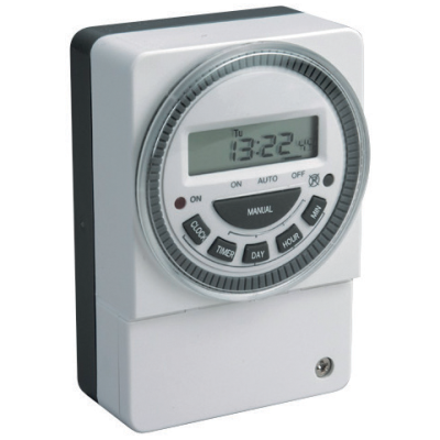 Timer, Digital General Purpose 24hr/7Day, Surface Mounting