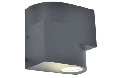 Wall Light, Marbo LED 2xGU10 IP44, c/w Clear Glass Diffuser