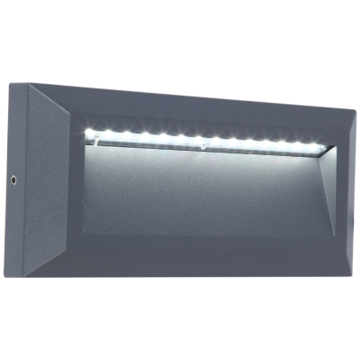 Wall Light, Helena LED Wall 4000K IP54, c/w Opal Polycarbonate Diffuser