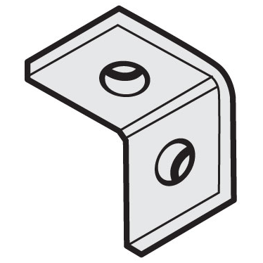 Bracket, 90Deg 1+1 Hole