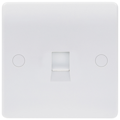 Median - Socket, 1 Gang (1G) Cat6 Data Outlet