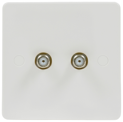 Profile - Socket, 2 Gang (2G) Satellite