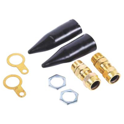 Cable Gland, Armoured E1W c/w Locknuts & Shrouds, IP66/67/68