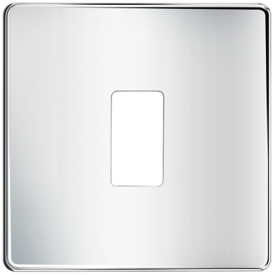 Frontplate, 1 Gang Screwless