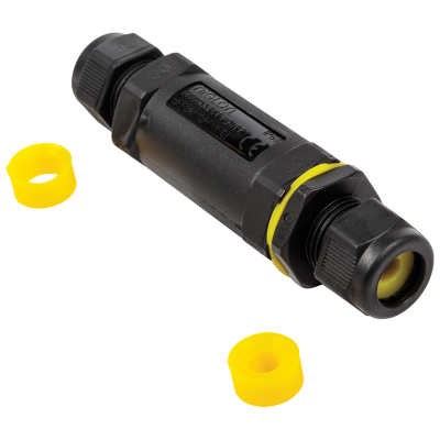 Cable Joint, 3 Pole Heavy Duty Connector, Inline IP68