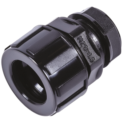 Connector, Male 3 Part Fixed Straight