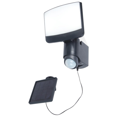 Floodlight, Sunshine Solar Floodlight 5000K, PIR Sensor Opal PC Diffuser