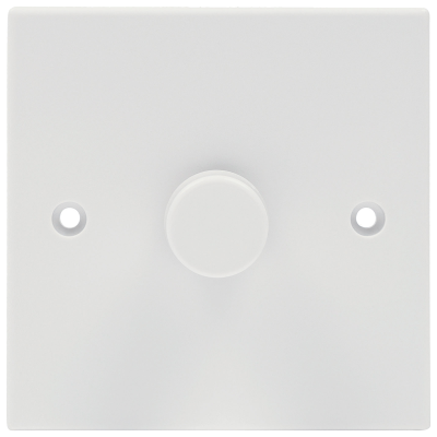 Arctic Edge - Dimmer Switch, 1 Gang (1G) 2 Way Push Leading Edge