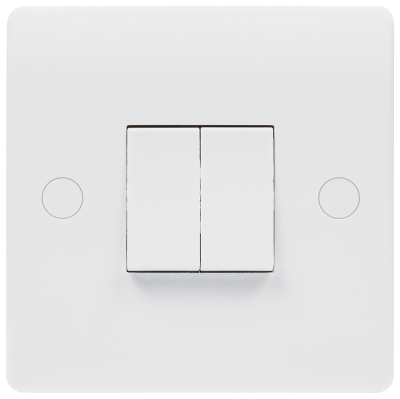 Median - Switch, 2 Gang (2G) 2 Way
